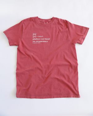 The Joy Tee - Crimson