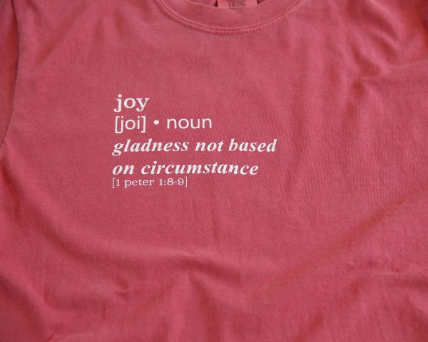 The Joy Tee - Crimson - Image 2