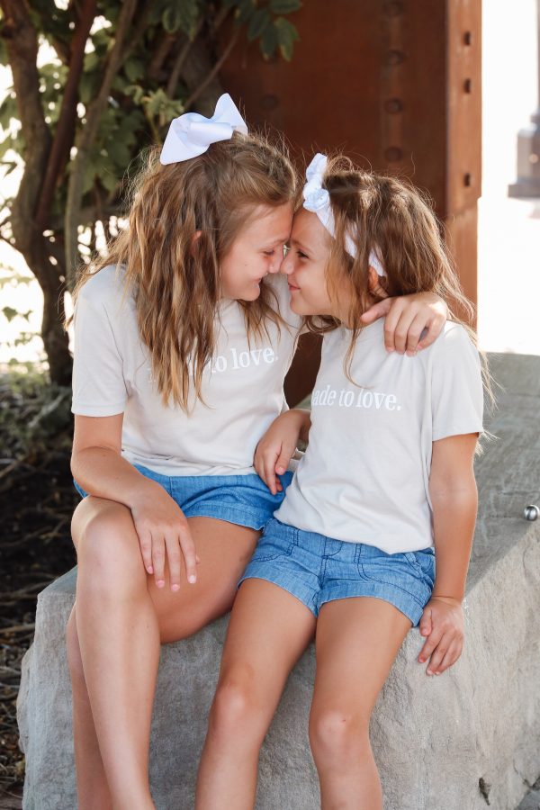 The Made To Love Youth Tee - Heather Dust - Image 4